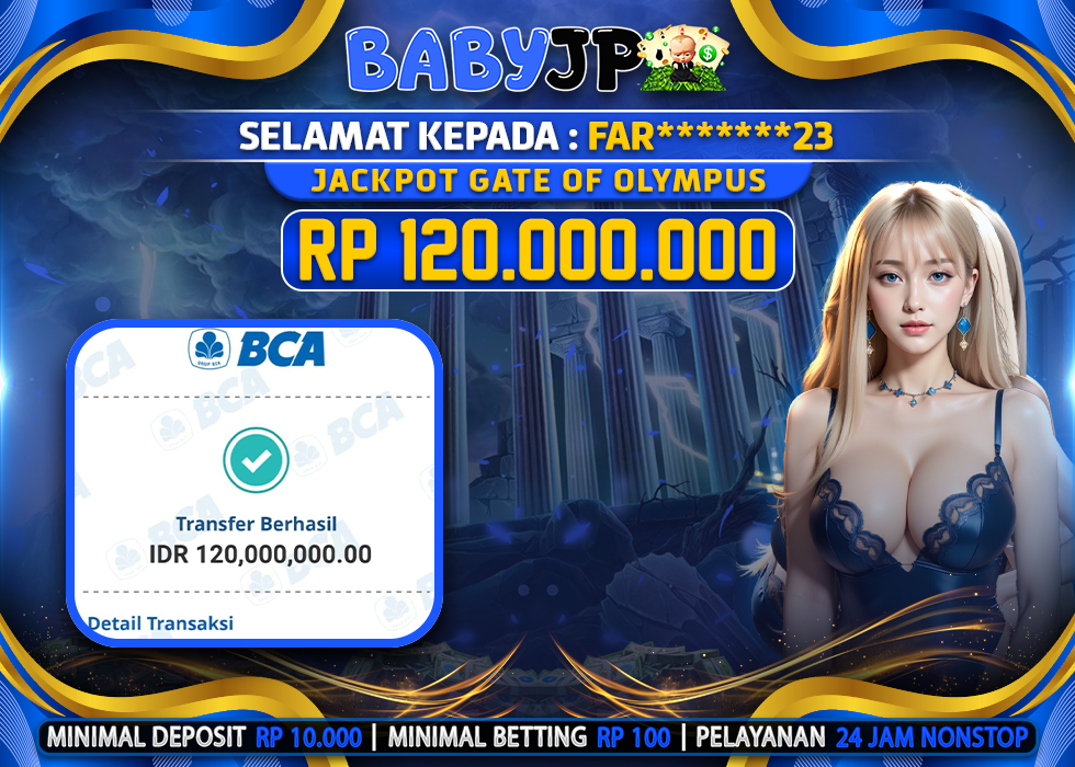 BABYJP JACKPOT GATES OF OLYMPUS 1000,-LUNAS
